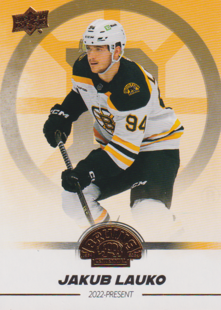 2023/24 Boston Bruins Centennial – J. Lauko Bos 63