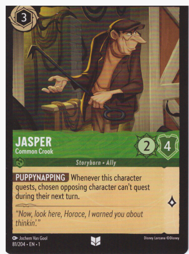 Lorcana 1:  The First Chapter – Jasper 81/204