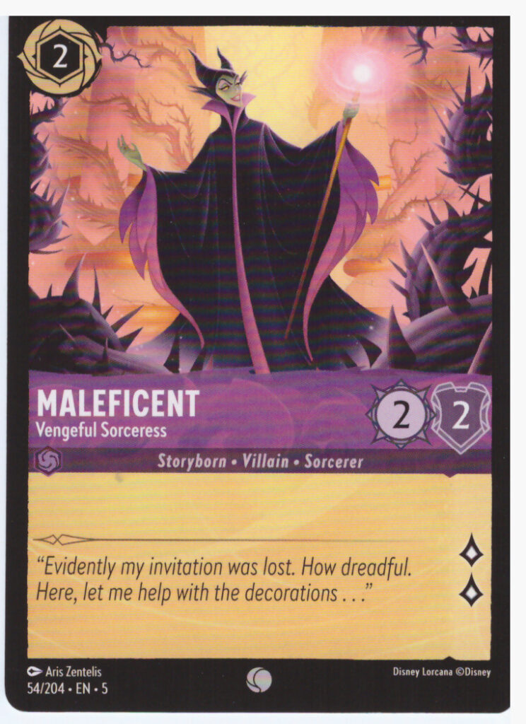Lorcana 5: Shimmering Skies – Maleficent 54/204