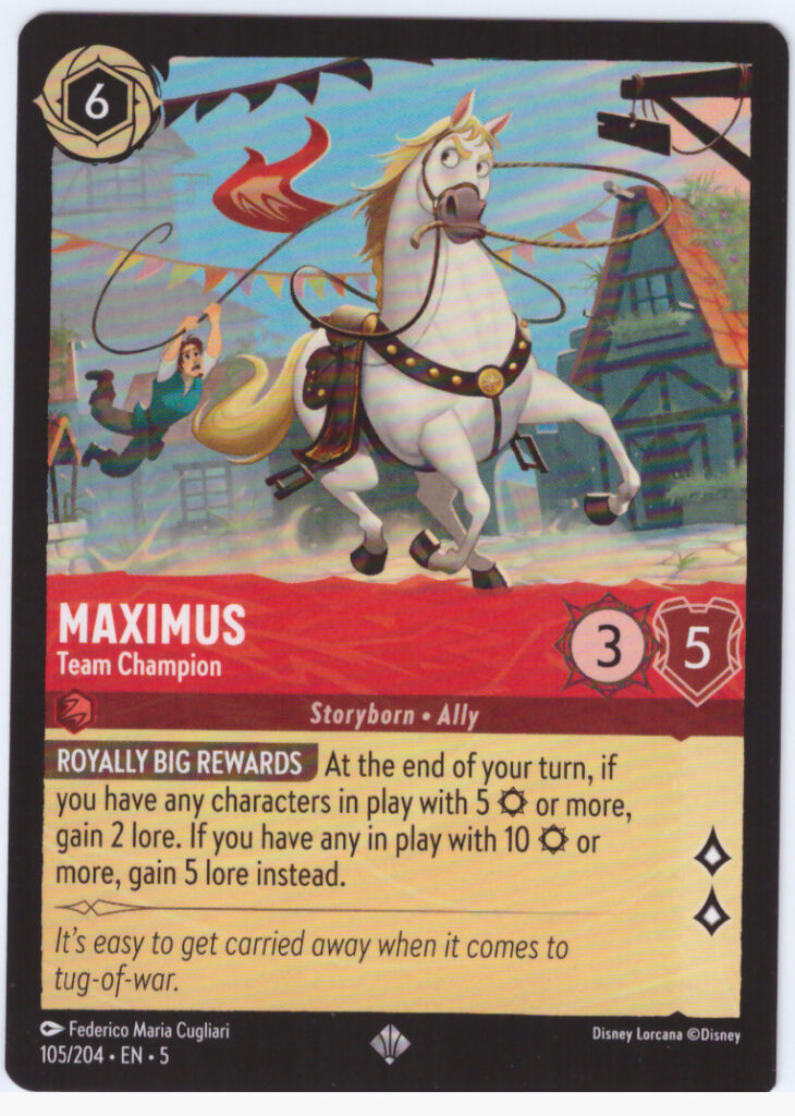 Lorcana 5: Shimmering Skies – Maximus 105/204