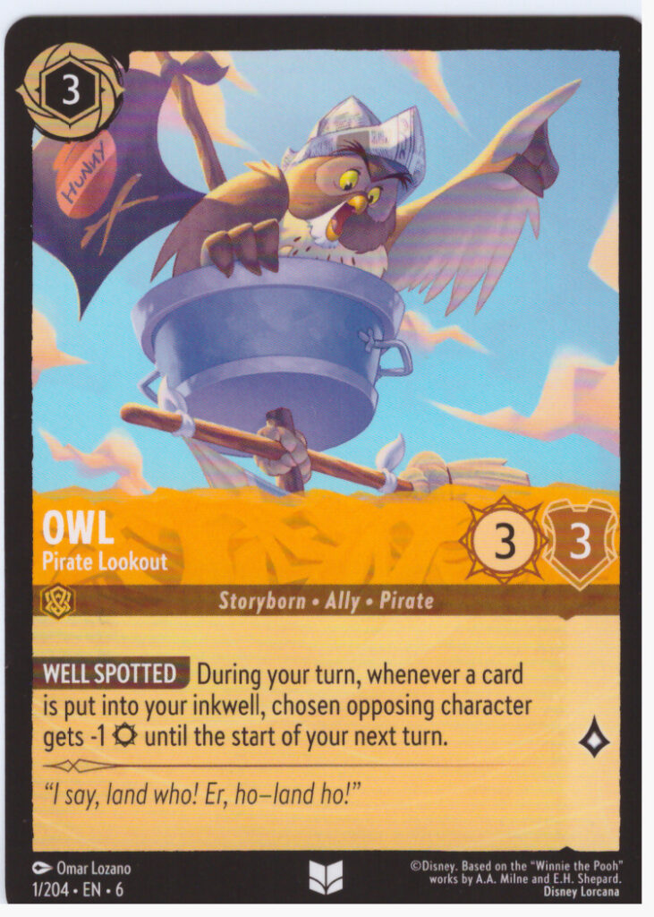 Lorcana 6: Azurite Sea – Owl 1/204