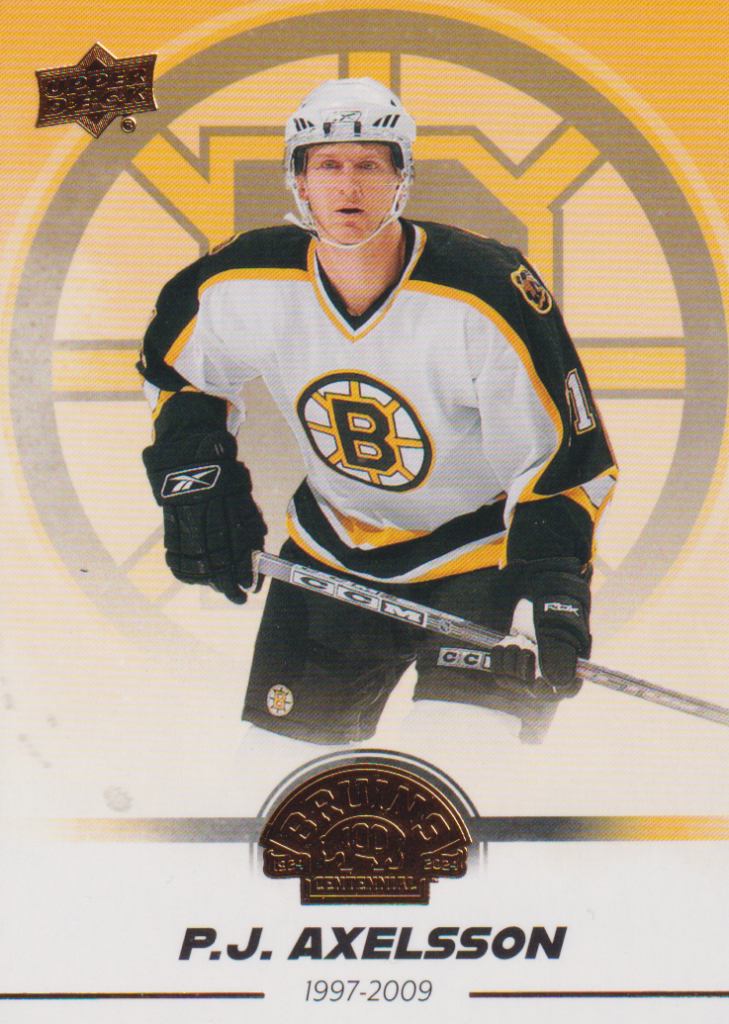 2023/24 Boston Bruins Centennial – P. J. Axelsson Bos 81