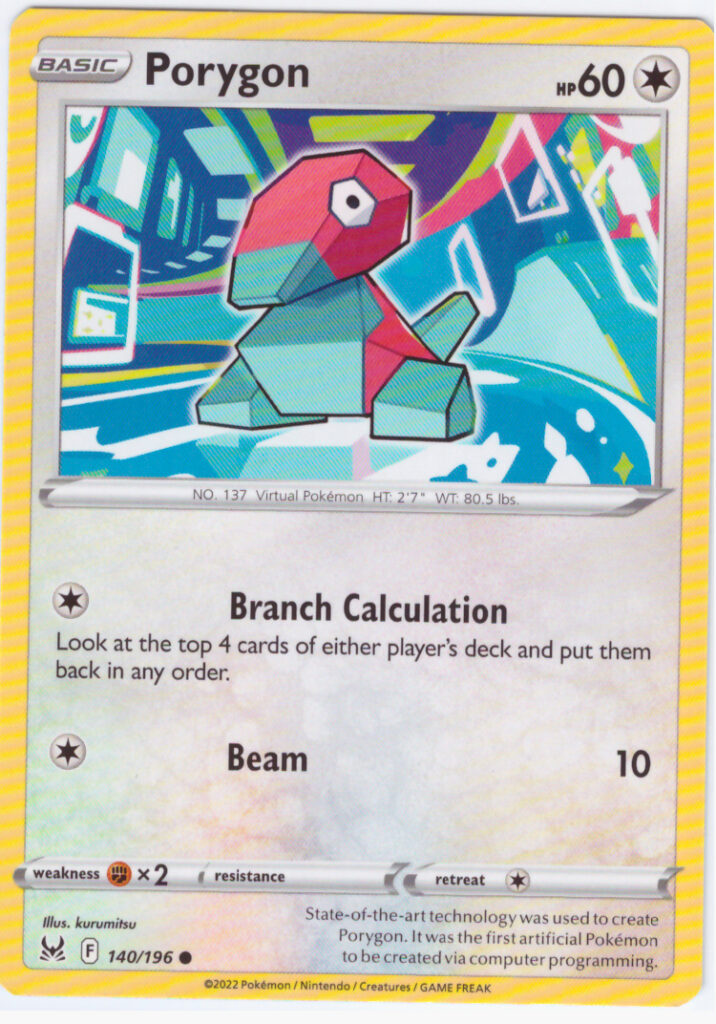 Sword & Shield 11: Lost Origin – Porygon 140