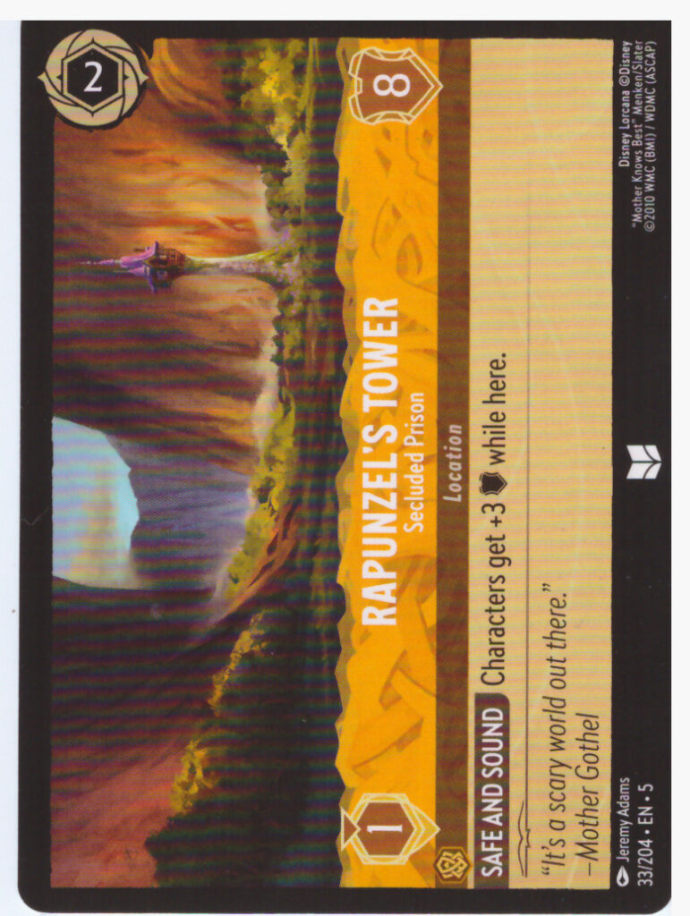 Lorcana 5: Shimmering Skies – Rapunzel´s Tower 33/204