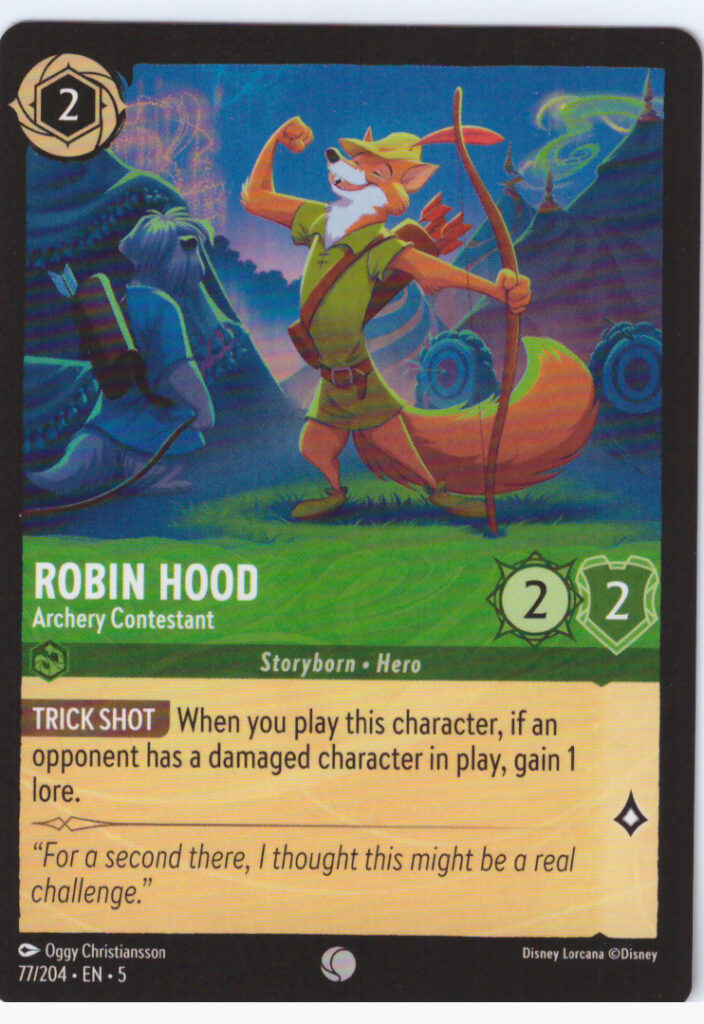 Lorcana 5: Shimmering Skies – Robin Hood 77/204
