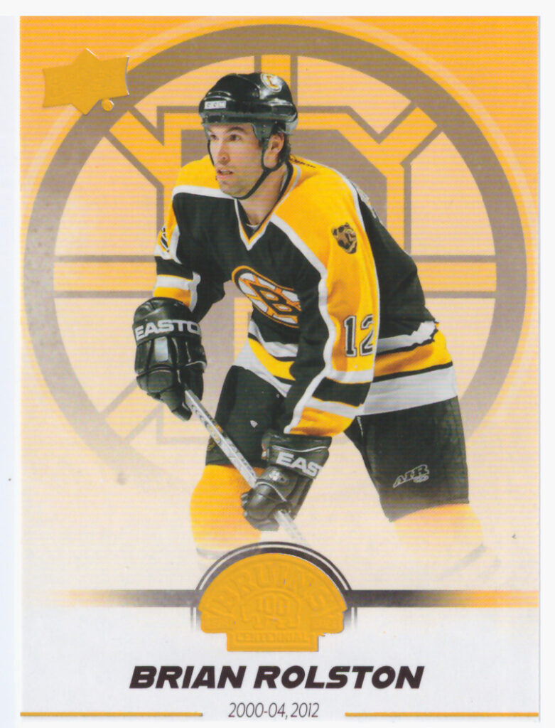 2023/24 Boston Bruins Centennial – B. Rolston Bos 99