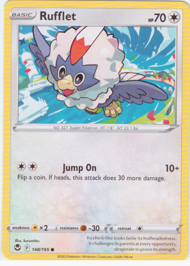 Sword & Shield Silver Tempest – Rufflet 148