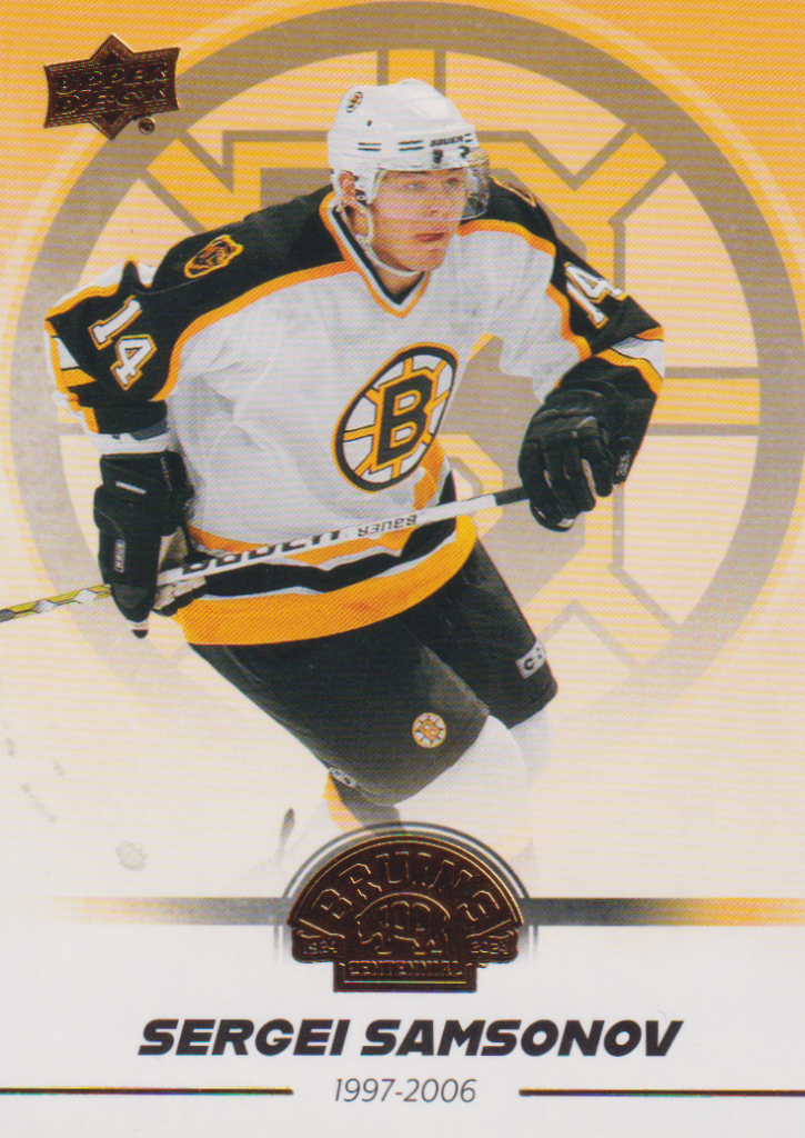 2023/24 Boston Bruins Centennial – S. Samsonov Bos 49