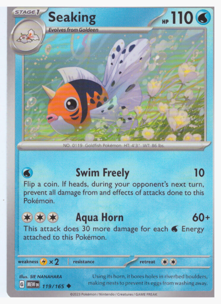 Scarlet & Violet 151 – Seaking 119