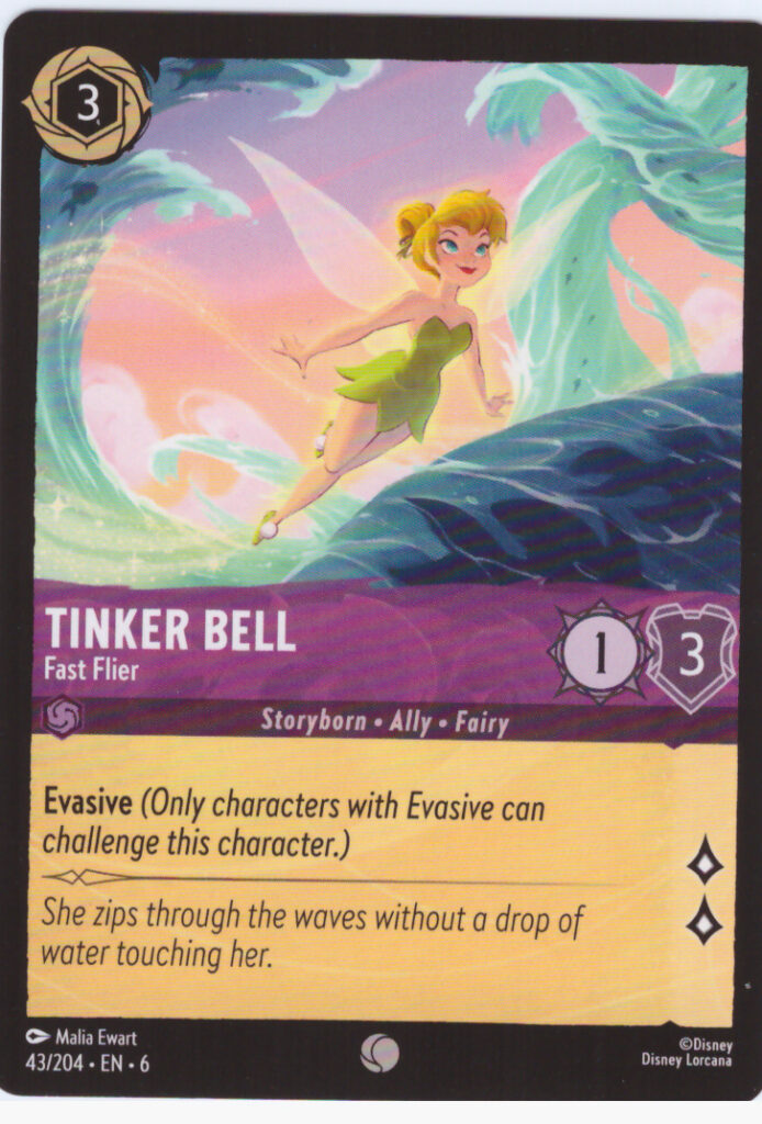 Lorcana 6: Azurite Sea – Tinker Bell 43/204