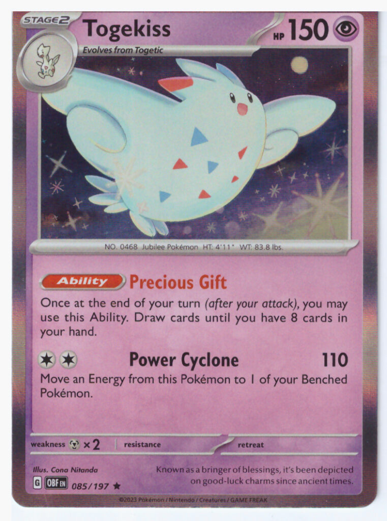 Scarlet & Violet Obsidian Flames – Togekiss 085