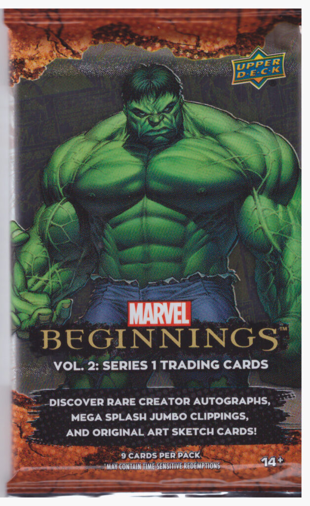 Marvel Beginnings Vol.2 Series 1 (Upper Deck 2021) hobby balíček