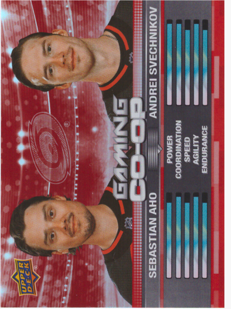 2024/25 Upper Deck Series 1 – S.Aho, A.Svechnikov Car CGO-25
