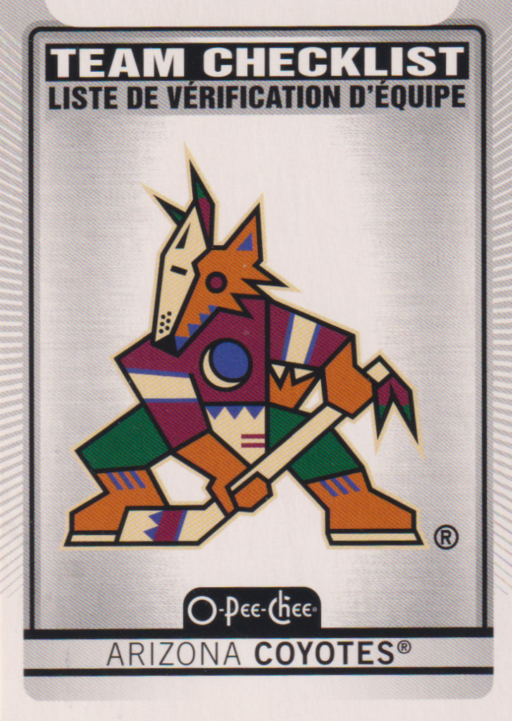 2021/22 O-Pee-Chee – Arizona Coyotes 552