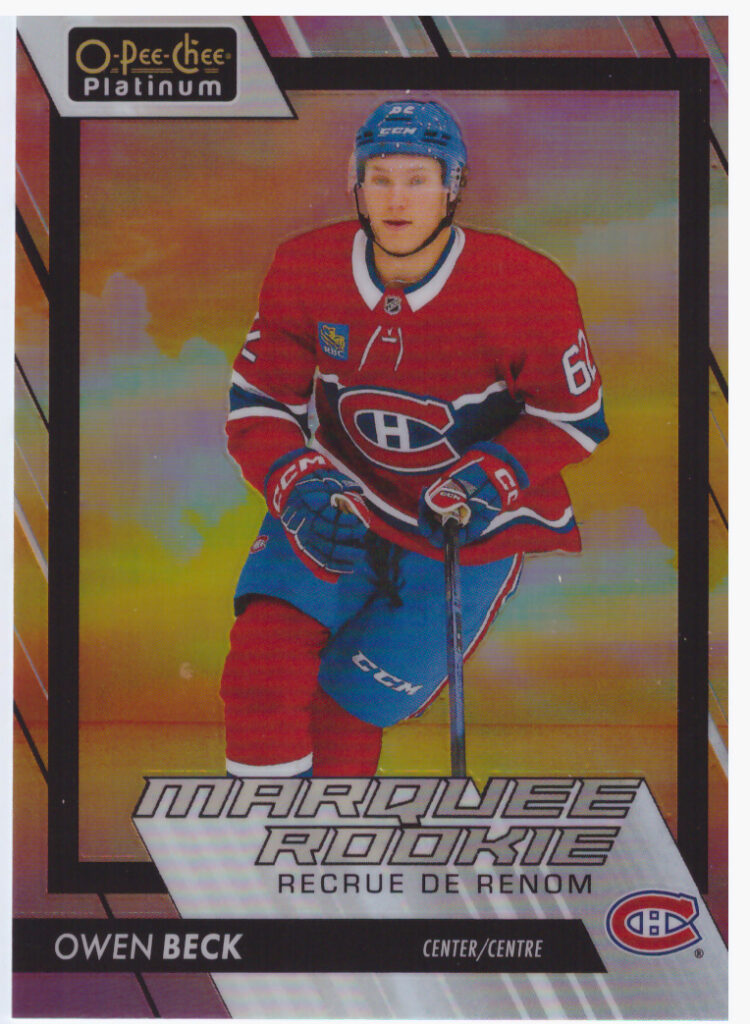 2023/24 O-Pee-Chee Platinum – O.Beck Mon 225