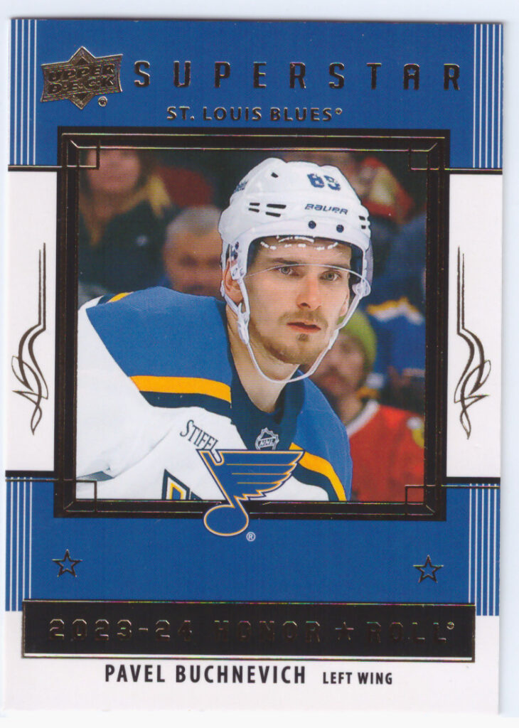 2023/24 Upper Deck Series 1 – P.Buchnevich Stl HR-7