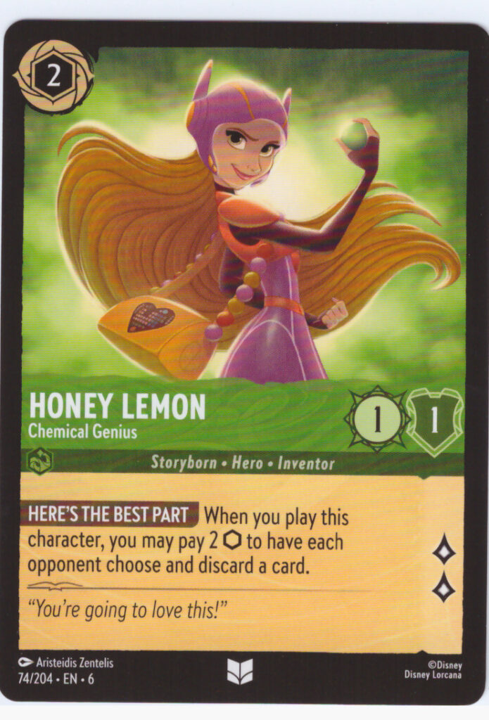 Lorcana 6: Azurite Sea – Honey Lemon 74/204