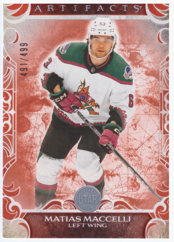 2024/25 Artifacts – M.Maccialli Utah 71   /499