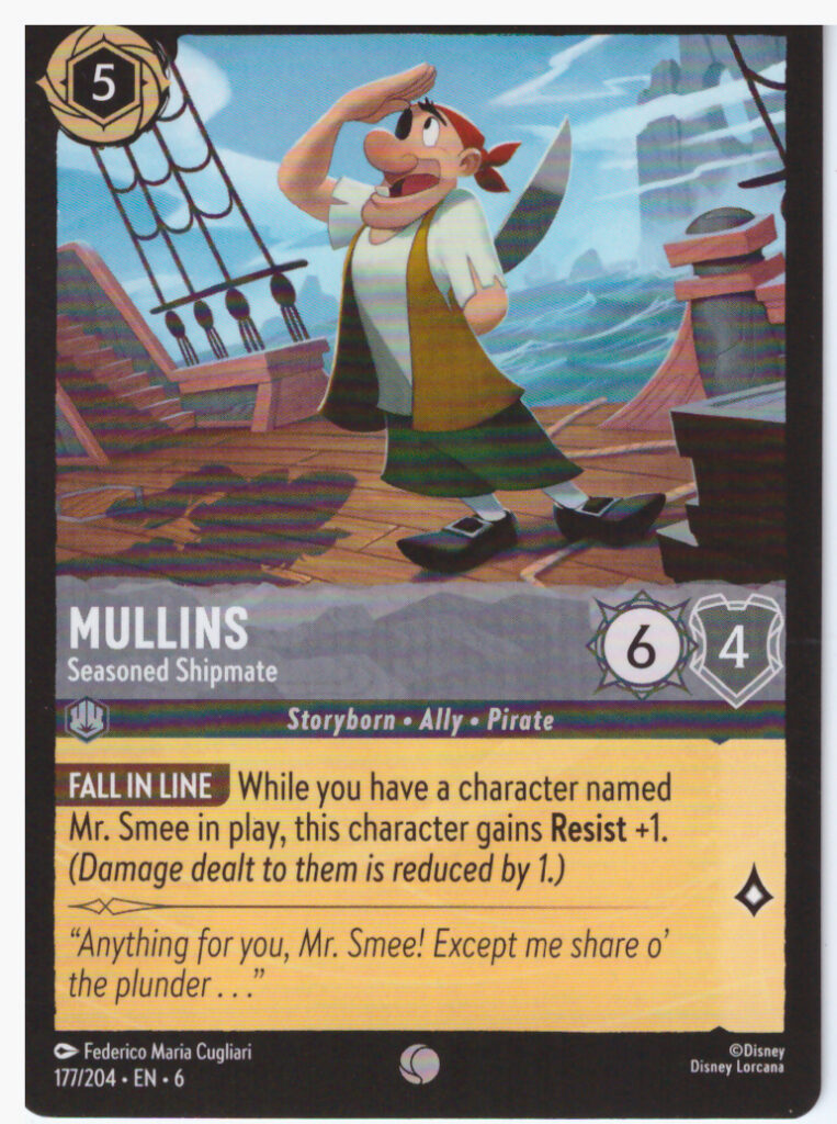 Lorcana 6: Azurite Sea – Mullins 177/204