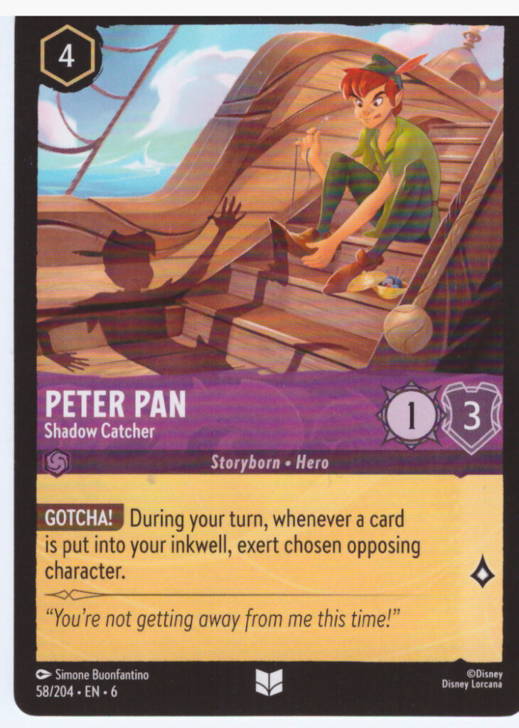 Lorcana 6: Azurite Sea – Peter Pan 58/204