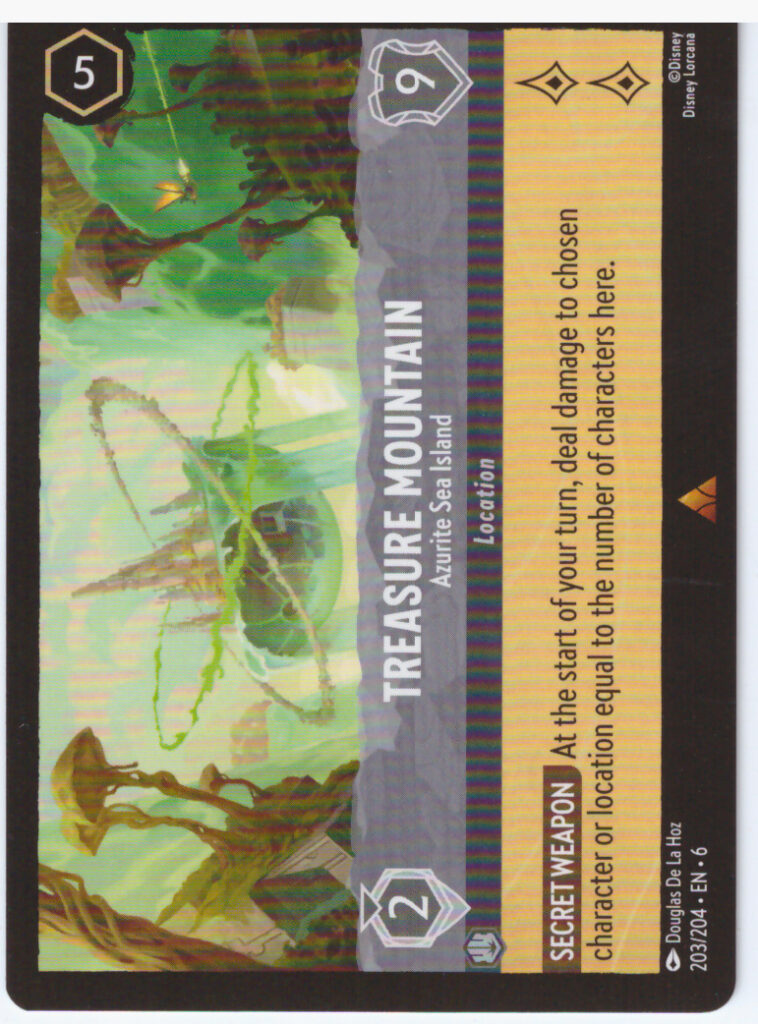 Lorcana 6: Azurite Sea – Treasure Mountain 203/204