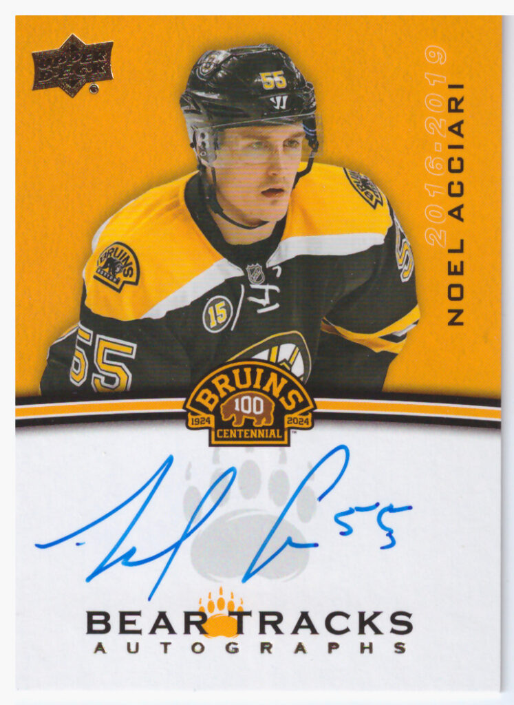 2023/24 Boston Bruins Centennial – N.Acciari Bos BT-NA
