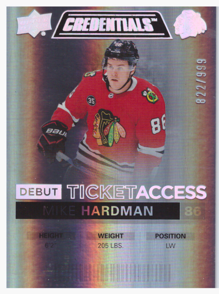 2021/22 Credentials – M.Hardman Chi 102   /999