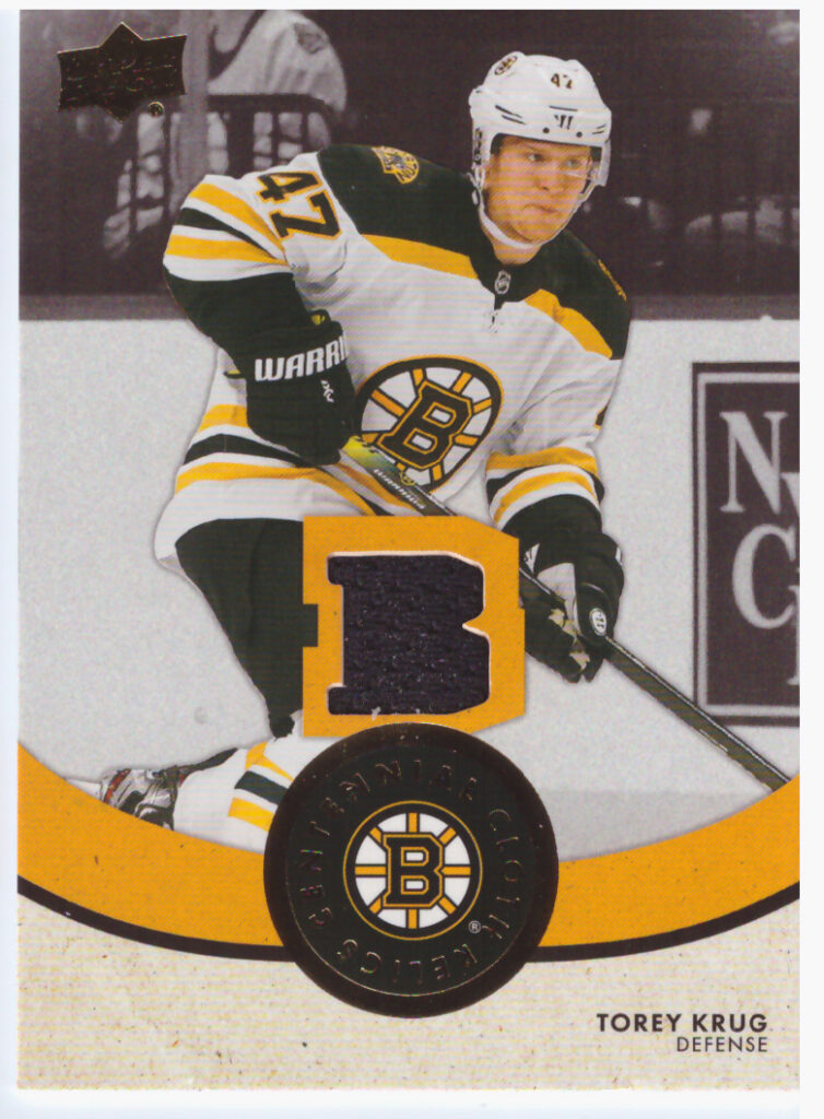 2023/24 Boston Bruins Centennial – T.Krug Bos CCR-TK
