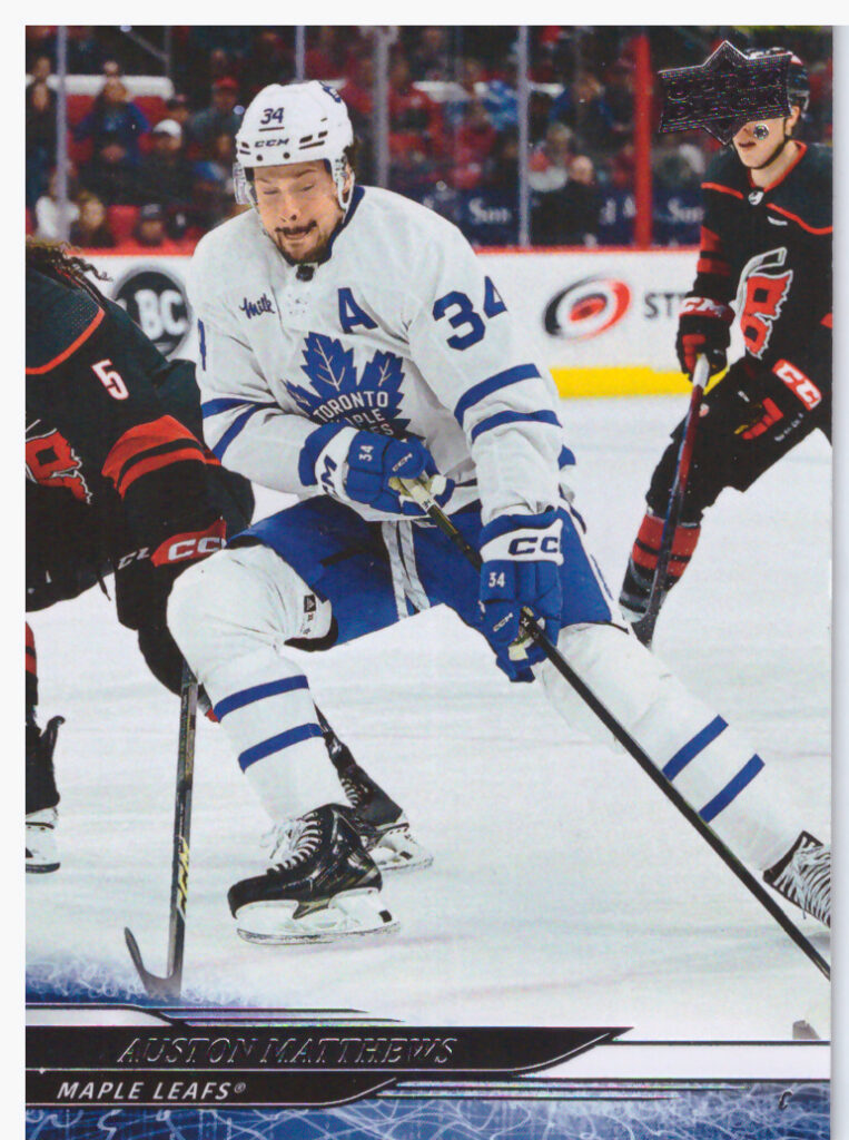 2024/25 Upper Deck Series 2 – Austin Matthews Toronto Maple Leafs 411