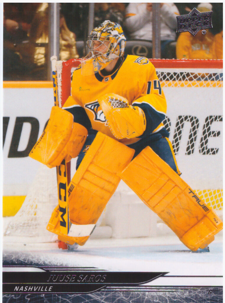 2024/25 Upper Deck Series 2 – Juuse Saros Nashville Predators 346