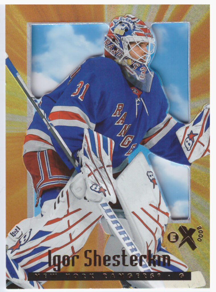 2023/24 Skybox E-X 2000 – Igor Shesterkin New York Rangers 19