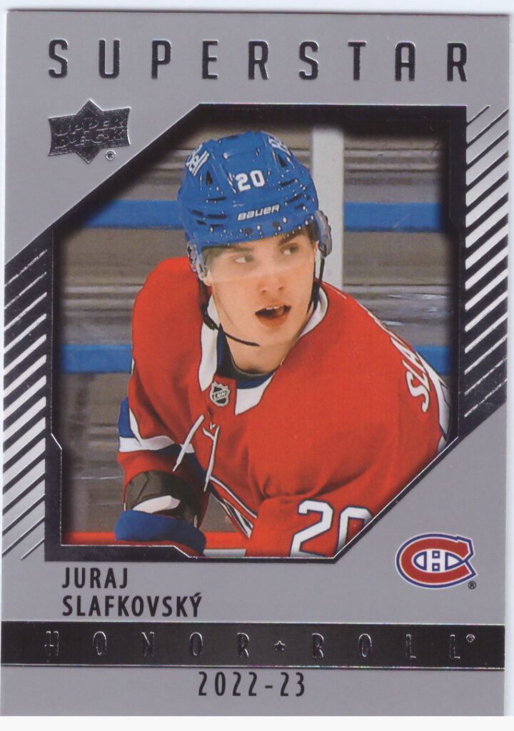 2022/23 Upper Deck Series 2 – J.Slafkovský Mon HR-100