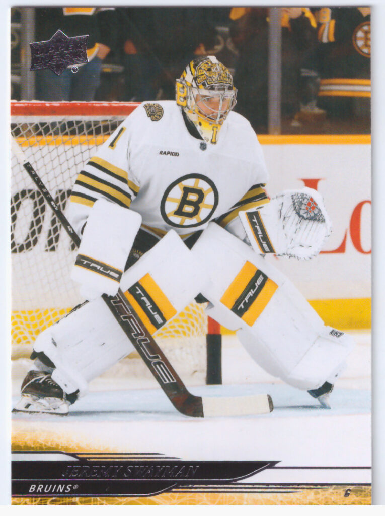 2024/25 Upper Deck Series 2 – Jeremy Swayman Boston Bruins 256