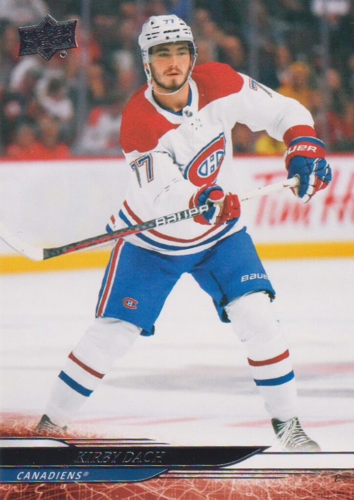 2024/25 Upper Deck Series 2 – Kirby Dach Montreal Canadiens 342