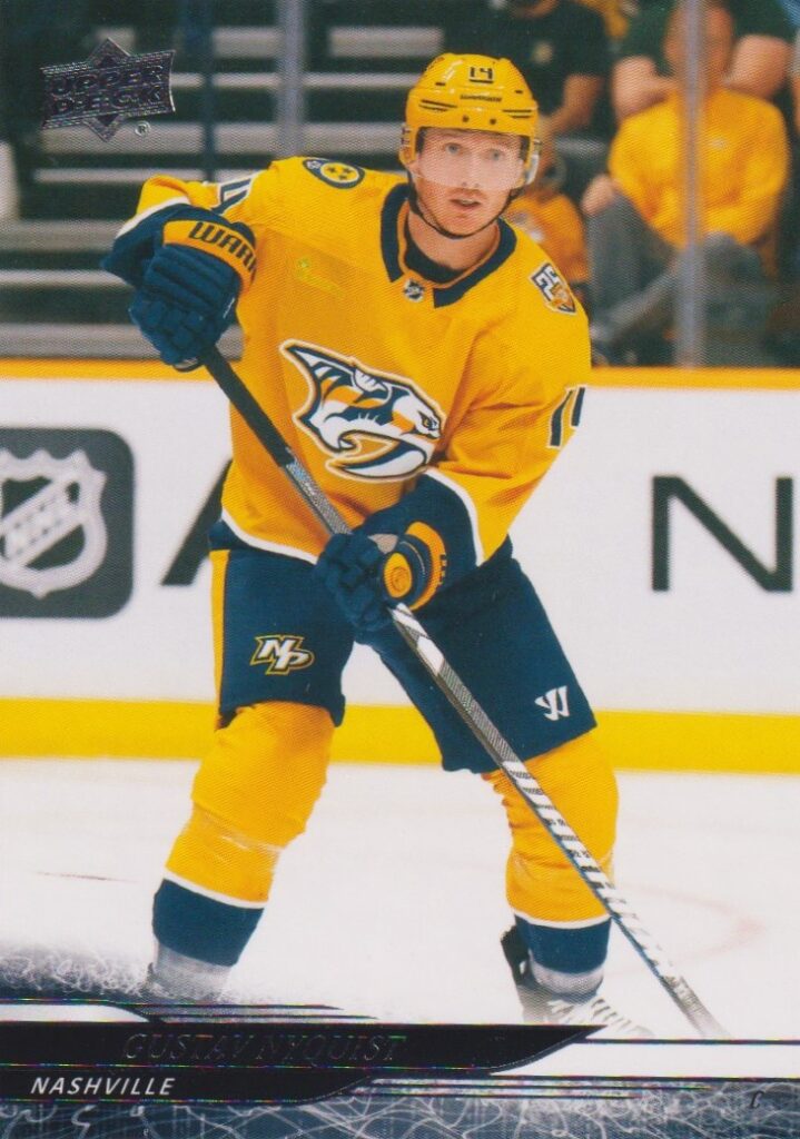 2024/25 Upper Deck Series 2 – Gustav Nyquist Nashville Predators 344