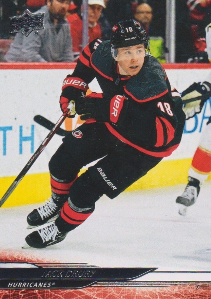 2024/25 Upper Deck Series 2 – Jack Drury Carolina Hurricanes 277