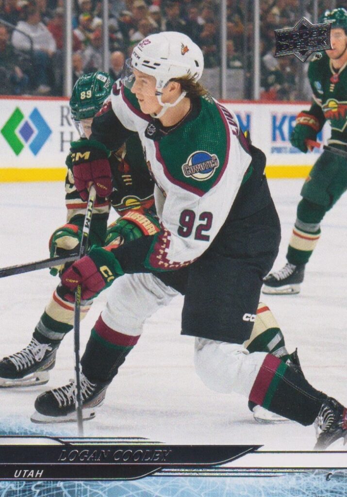 2024/25 Upper Deck Series 2 – Logan Cooley Utah 419