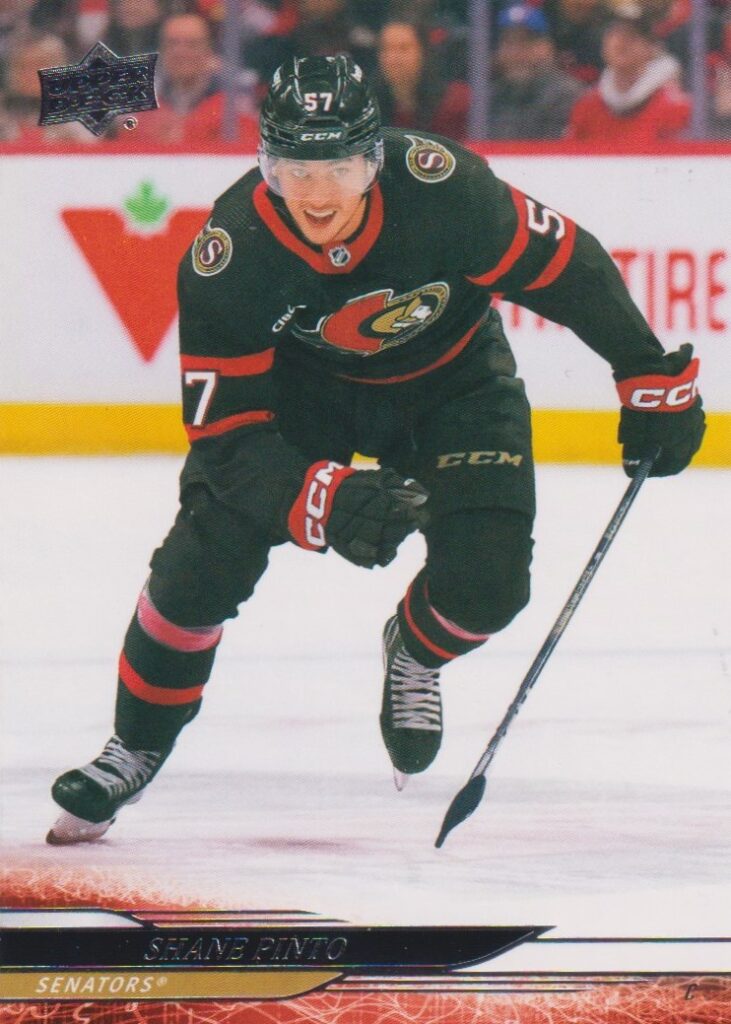 2024/25 Upper Deck Series 2 – Shane Pinto Ottawa Senators 370