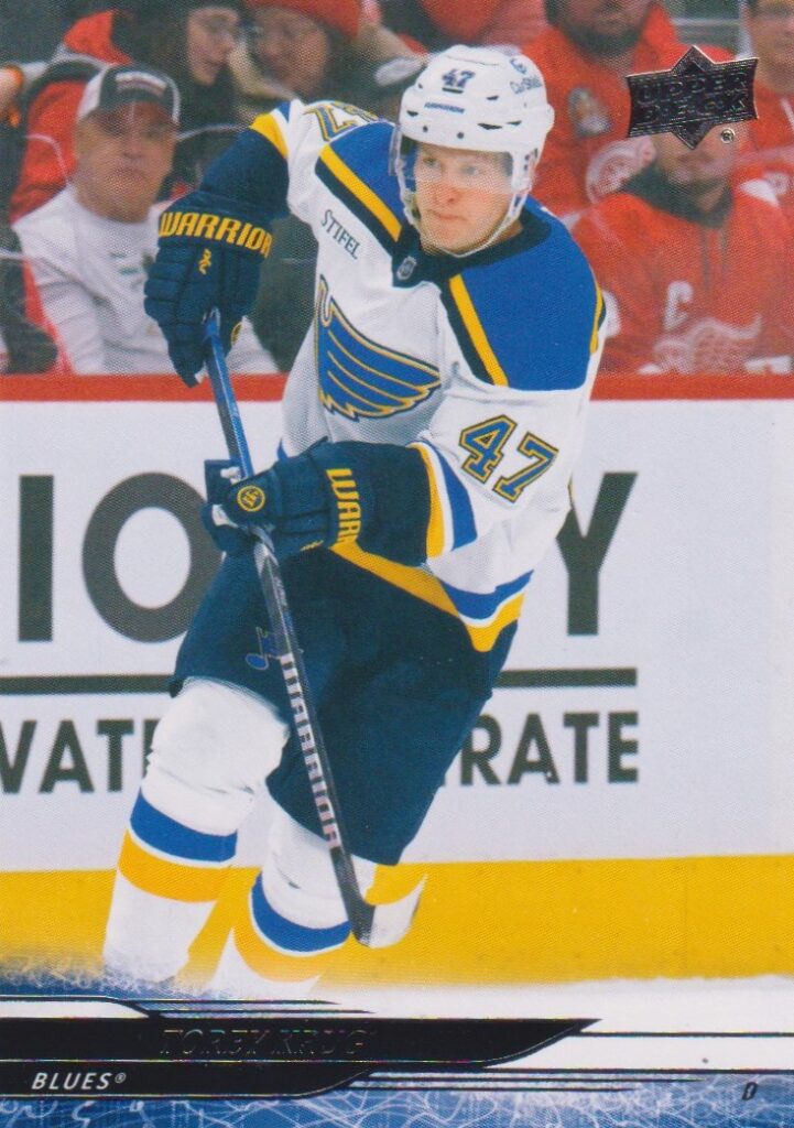 2024/25 Upper Deck Series 2 – Torey Krug St.Louis Blues 398
