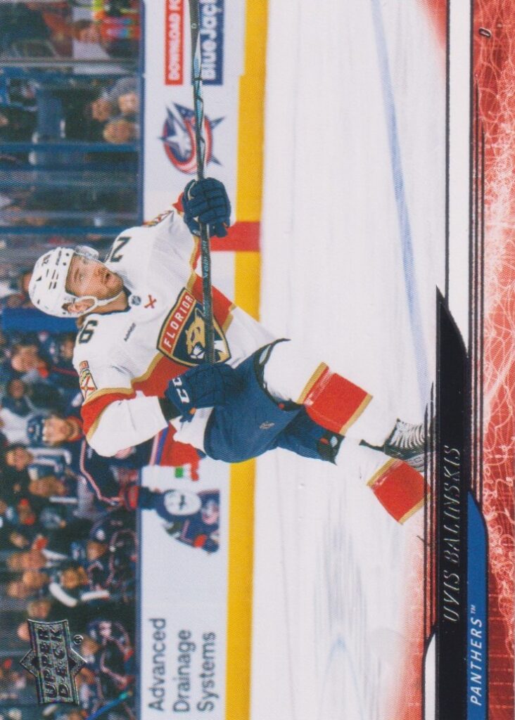 2024/25 Upper Deck Series 2 – Uvis Balinskis Florida Panthers 322