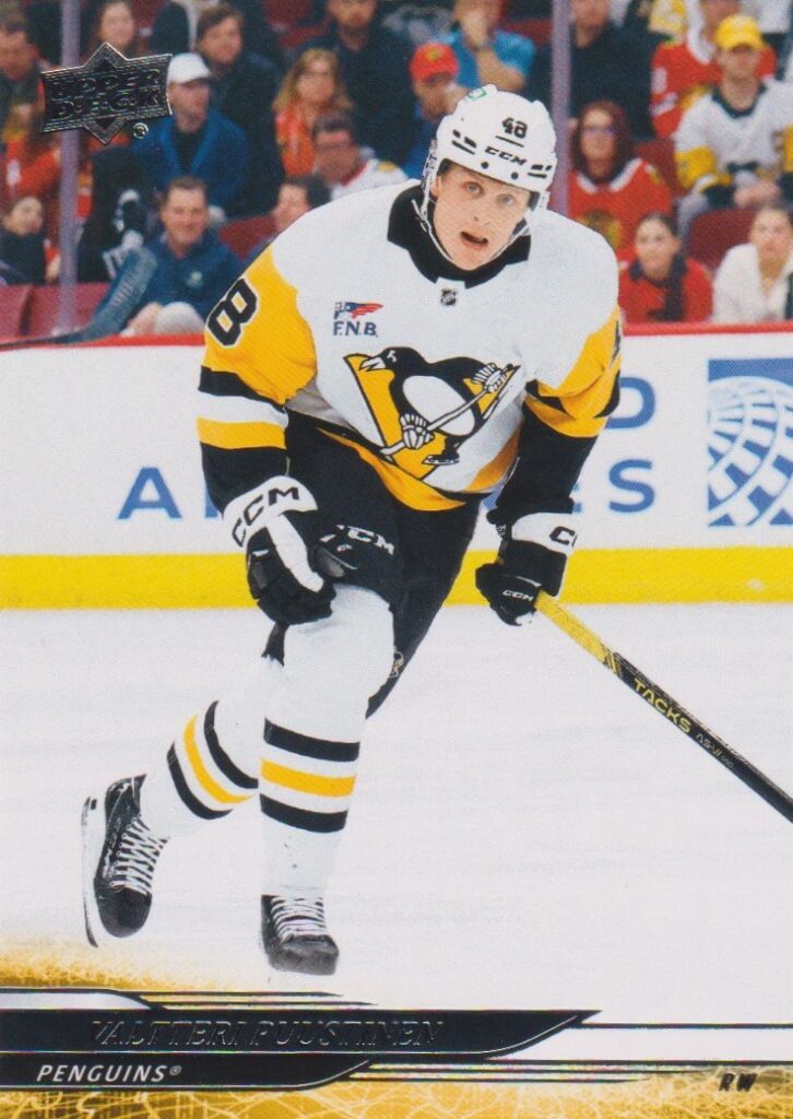 2024/25 Upper Deck Series 2 – Valtteri Puustinen Pittsburgh Penguins 383