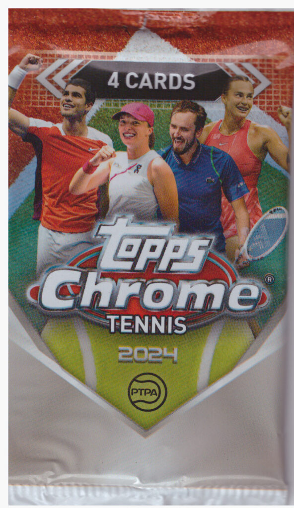 2024 Topps Chrome Tennis blaster balíček