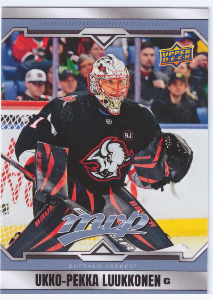 2024/25 MVP – Ukko-Pekka Luukkonen Buffalo Sabres 25