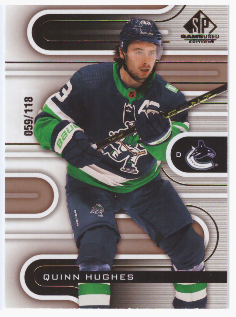 2022/23 SP Game Used – Q.Hughes Van 19   /118