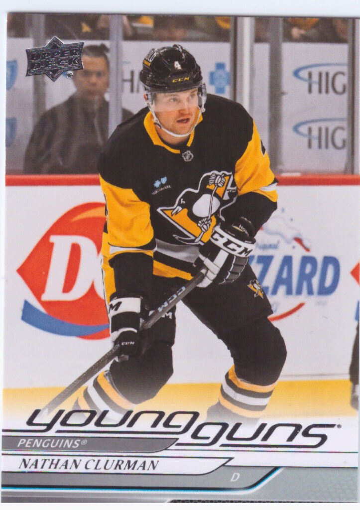 2024/25 UD Extended – Nathan Clurman Pittsburgh Penguins 729
