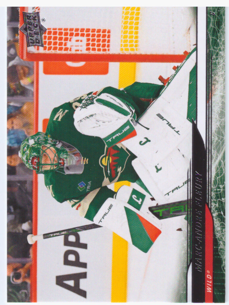 2024/25 UD Extended – Marc-Andre Fleury Minnesota Wild 568