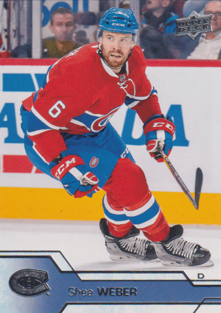 2016/17 Upper Deck 2 – S. Weber Mon 351
