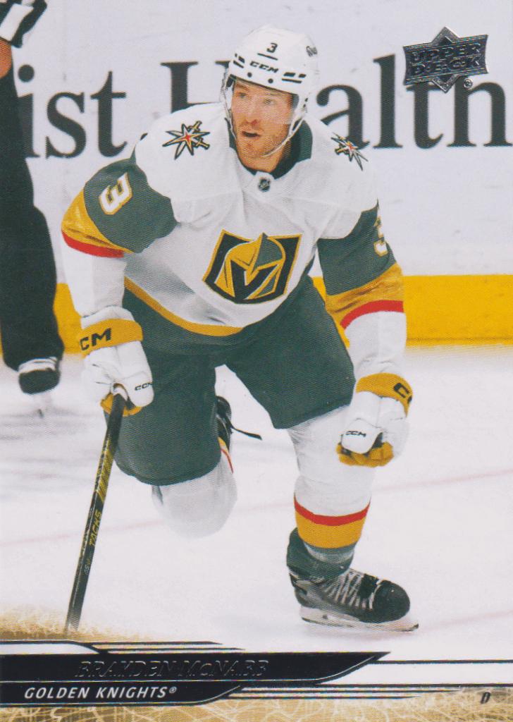 2024/25 UD Extended – Brayden McNabb Las Vegas Golden Knights 641