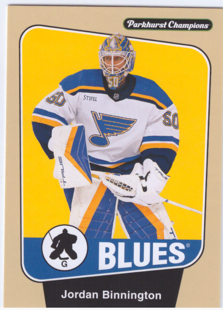 2024/25 Parkhurst Champions – J.Binnington Stl 105