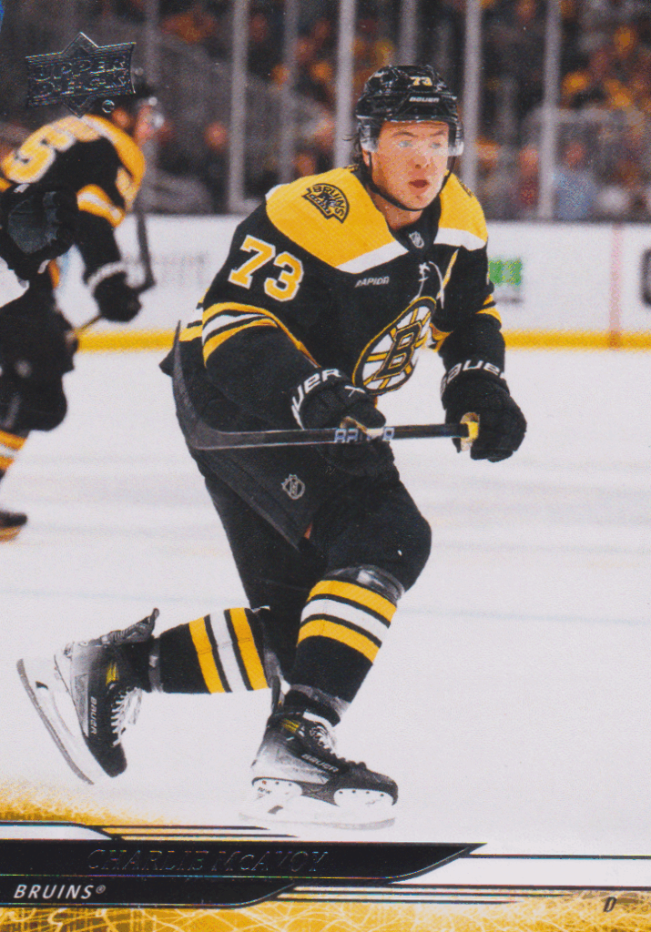 2024/25 UD Extended – Charlie McAvoy Boston Bruins 506